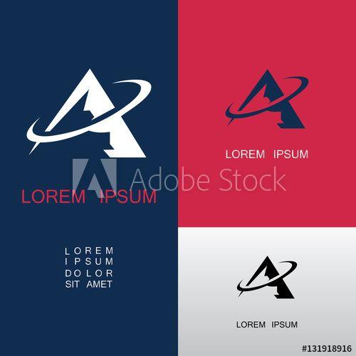 Mountain Red Triangle Logo - triangle abstract mountain logo - Buy this stock vector and explore ...