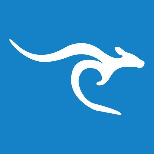 And Symbol with Blue Kangaroo Logo - Blue Kangaroo