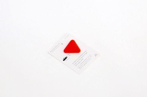 Mountain Red Triangle Logo - Big Mountain Reflector Badge
