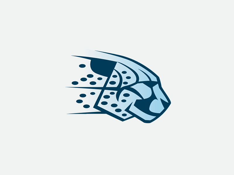 Blue Cheetah Logo - Turbo Servers Cheetah by Nate Perry | Dribbble | Dribbble