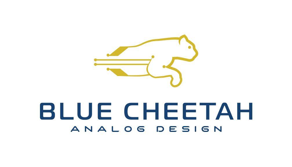 Blue Cheetah Logo - Blue Cheetah Analog Design web - Spark Logo Design