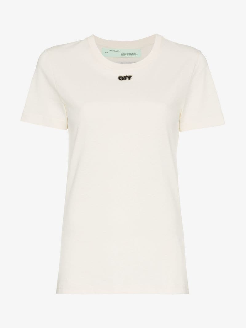 White Arrow Logo - Off White Arrow Back Logo T Shirt