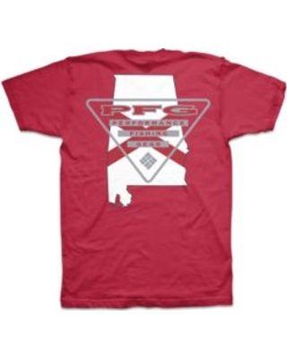 Mountain Red Triangle Logo - Deal Alert! 28% Off Columbia Mountain Red PFG Triangle Alabama Tee