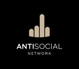 And White Black Antisociallogo Logo - Anti Social. Logo 商標. Logo Design, Logos, Logo Inspiration