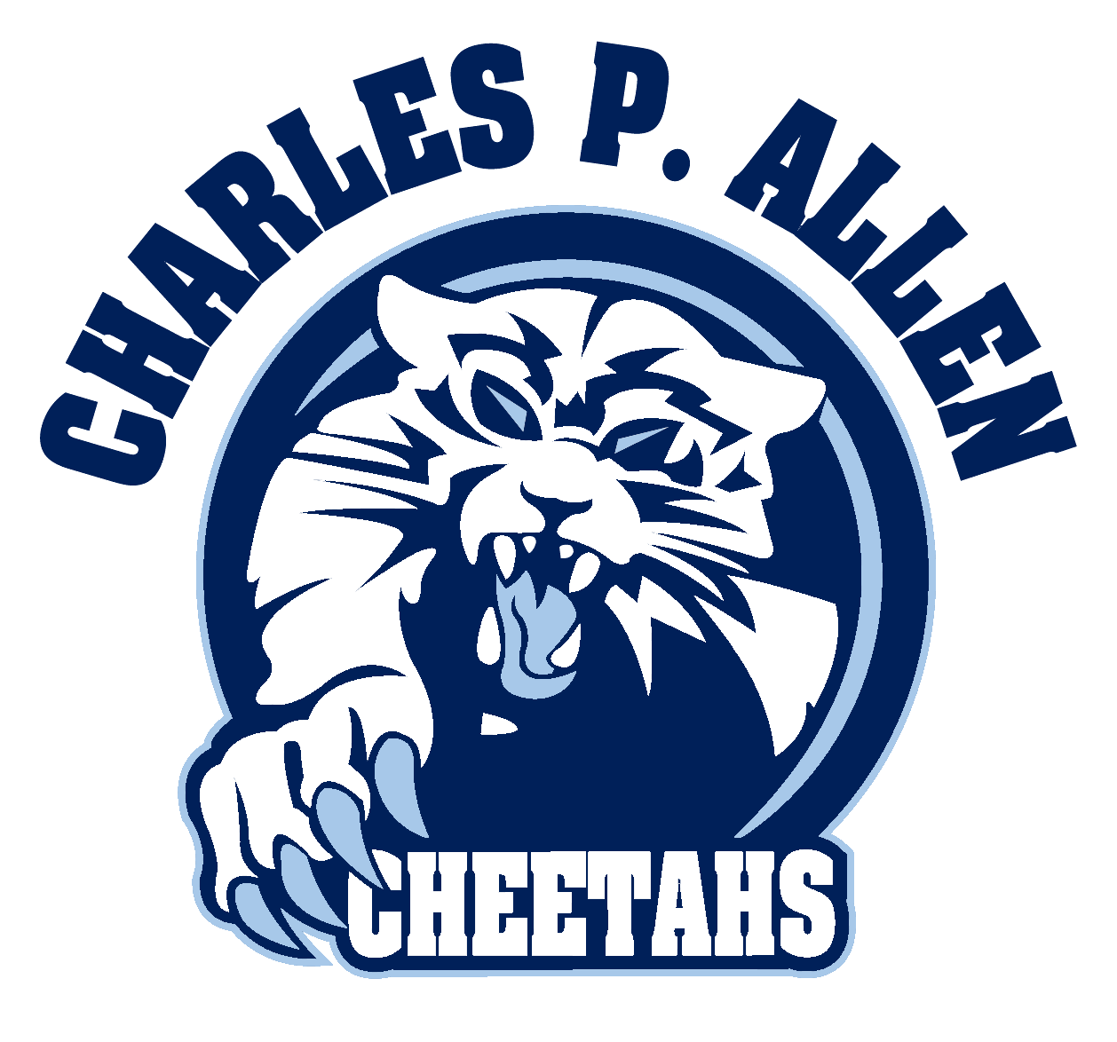 Blue Cheetah Logo - Serif based high school logo font | Typophile