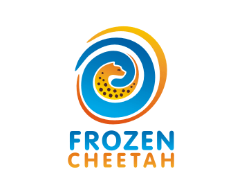 Blue Cheetah Logo - Frozen Cheetah logo design contest - logos by ibot