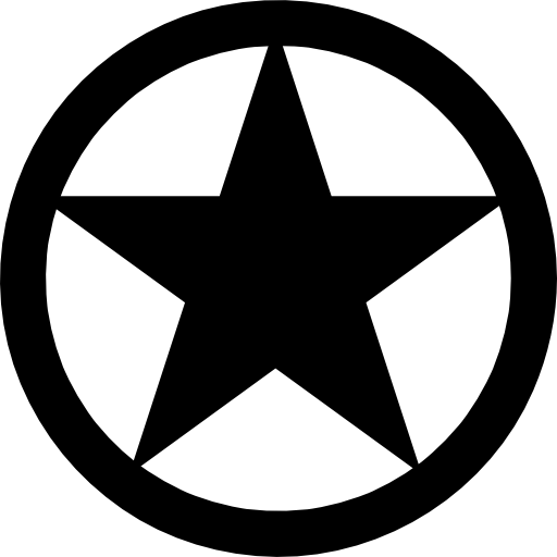 Star within a Circle Logo - Star and circle Logos