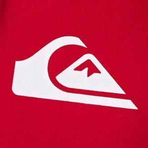 Mountain Red Triangle Logo - Quiksilver Logo Mountain And Waves Hoody - Quik Red | Free Delivery*