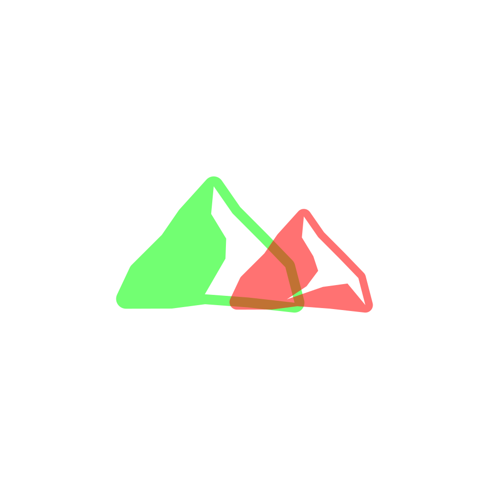Mountain Red Triangle Logo - Inkscape Tutorial: Mountain Logo Design | Logos By Nick ...