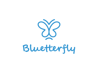 Butterfly Simple Logo - Bluetterfly by Felix Diaconu | Dribbble | Dribbble