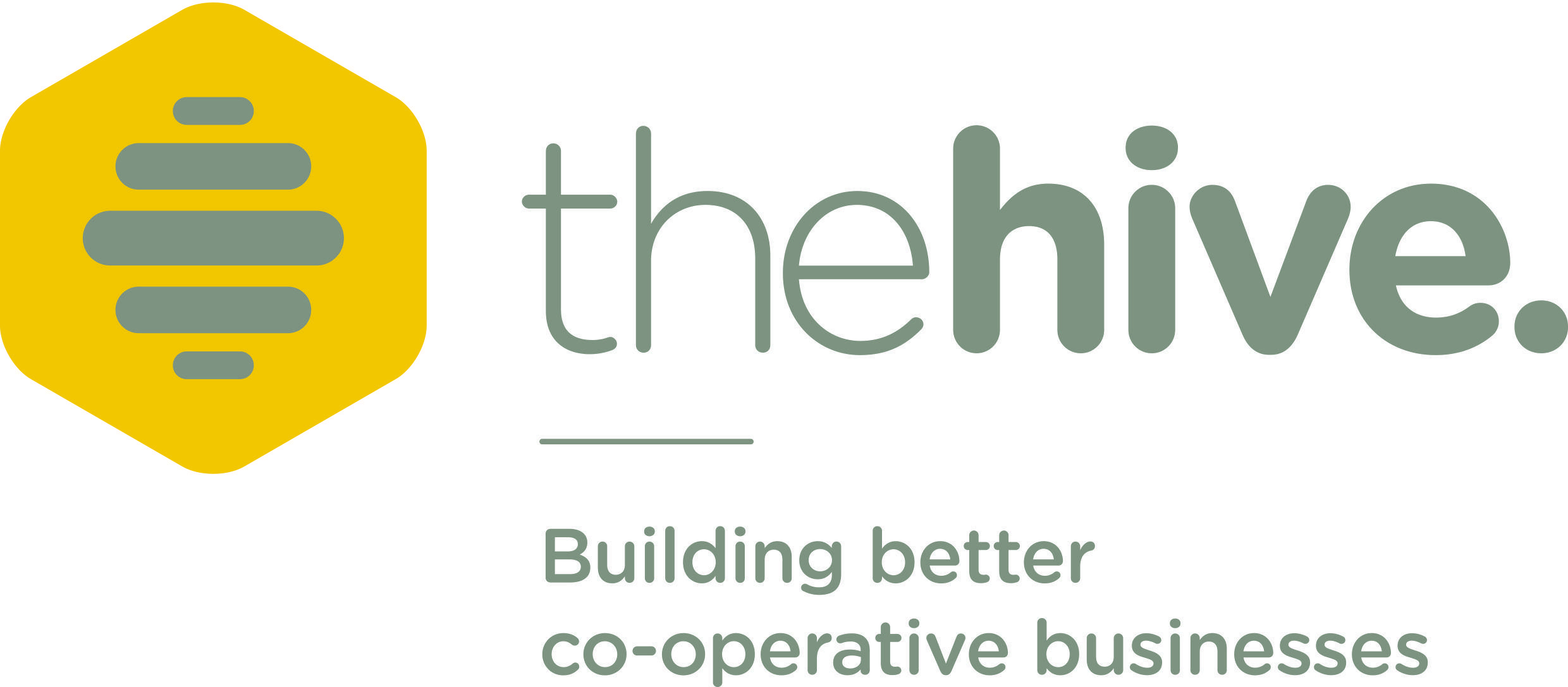 Hive Logo - The Hive Primary Logo. Co Operative Alternatives