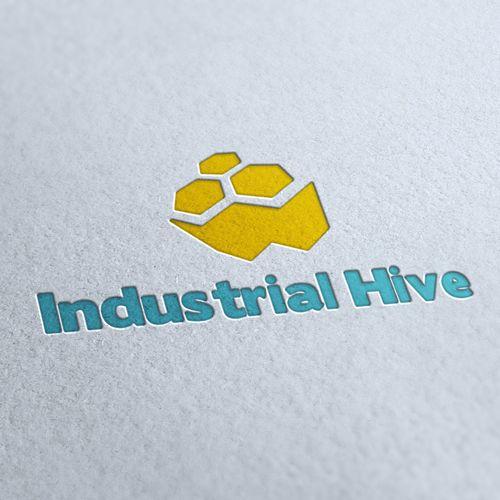 Hive Logo - Industrial Hive Logo Template