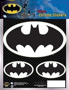 Cool Chrome Logo - Batman Logo Car Sticker - Cool Chrome Style Shield - Auto Decal ...