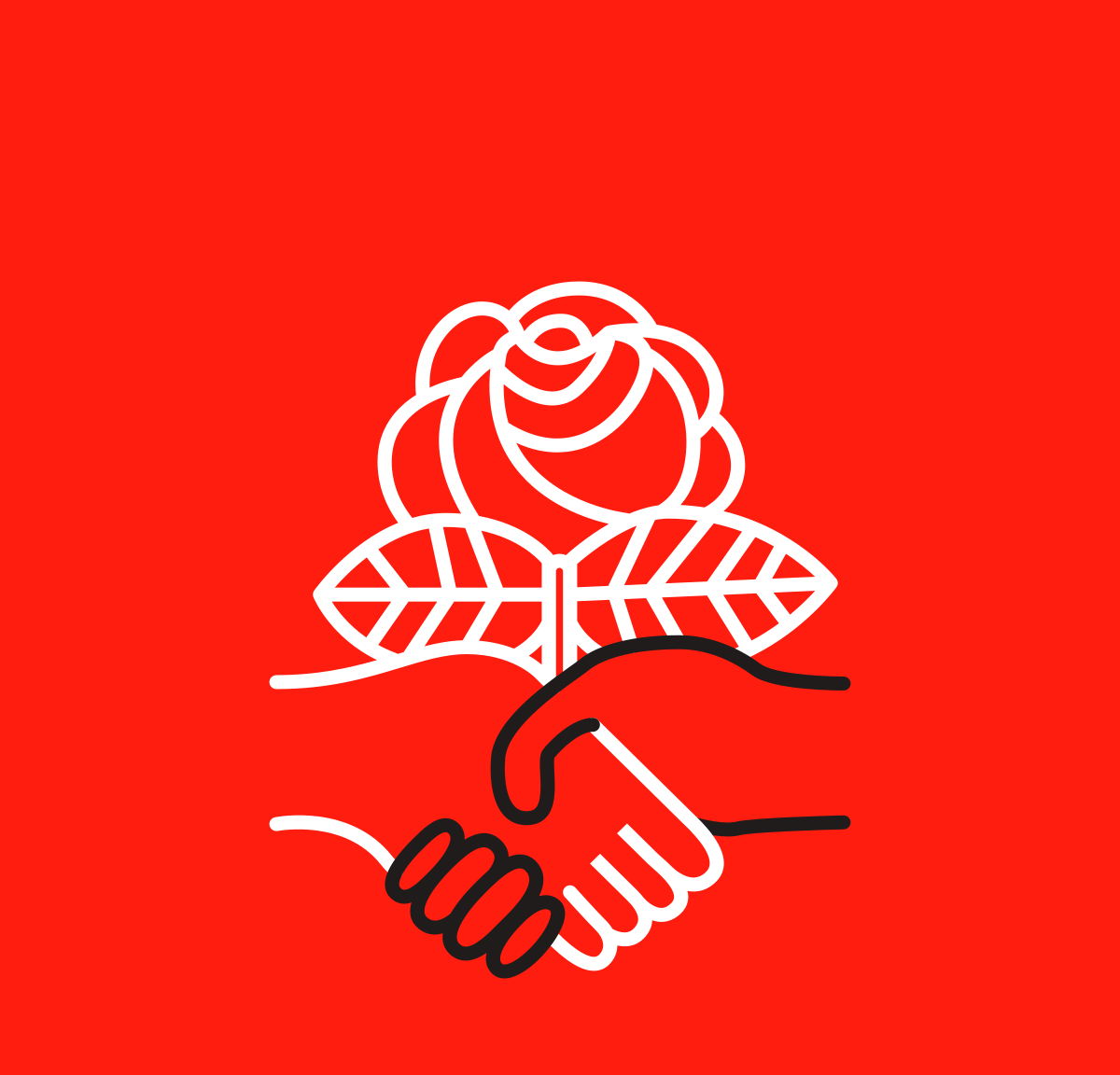 Prominent S Logo - Democratic Socialists of America