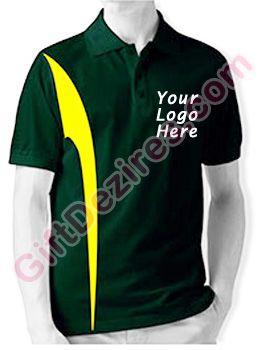 Green and Yellow Company Logo - Office Polo T Shirts India, Polo T Shirts for Employee