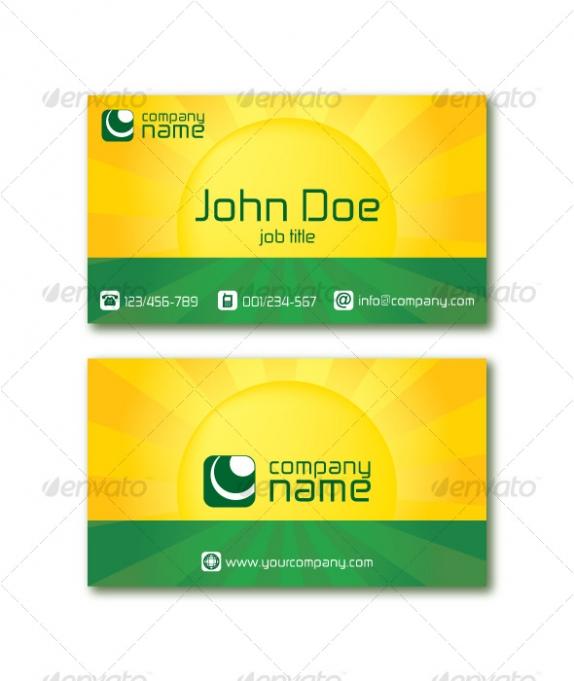 Green and Yellow Company Logo - Cardview.net