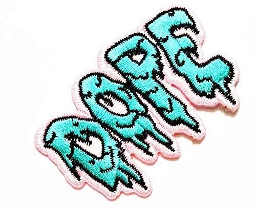 2 Dope Logo - 3” X 2” Dope Pick me up Joke Funny Word Cartoon Kids Logo Jacket t