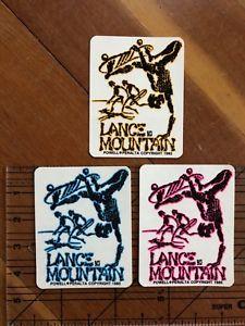 Original Mountain Logo - Vintage Skateboard Sticker Powell Peralta Logo 80's Original Lance