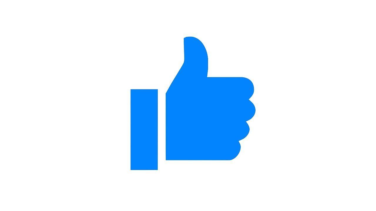 Like Blue Logo - Facebook Messenger Thumb Up Animation: Leave a like for Youtube