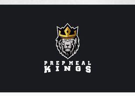 Red Gold White Logo - The logo name is “Prep Meal Kings”. We would like a unique modern