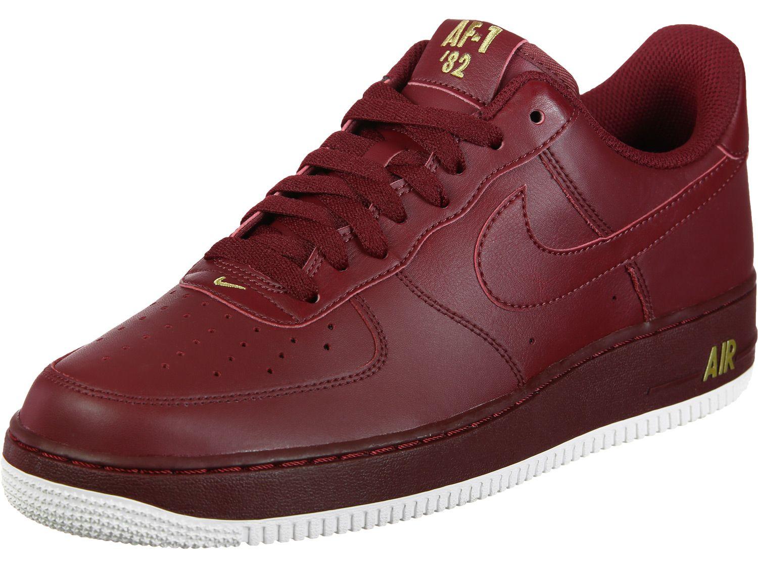 Red Gold White Logo - Nike Air Force 1 07 shoes red gold white | WeAre Shop