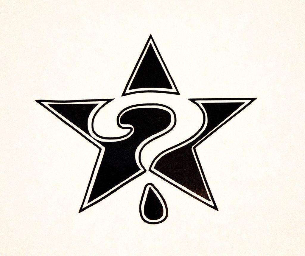 Red Gold White Logo - Star Logo Cut Out Vinyl Sticker Red, Gold, Black Or White
