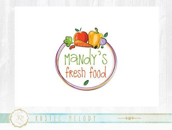 Fruits Logo - Grocery Logo Fruits Logo Vegetables Logo Food Logo Farm | Etsy