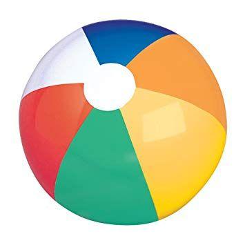 Multi Color Sphere Logo - NEW INFLATABLE MULTI COLOURED BEACH BALL - SPORTS BLOW UP NOVELTY ...