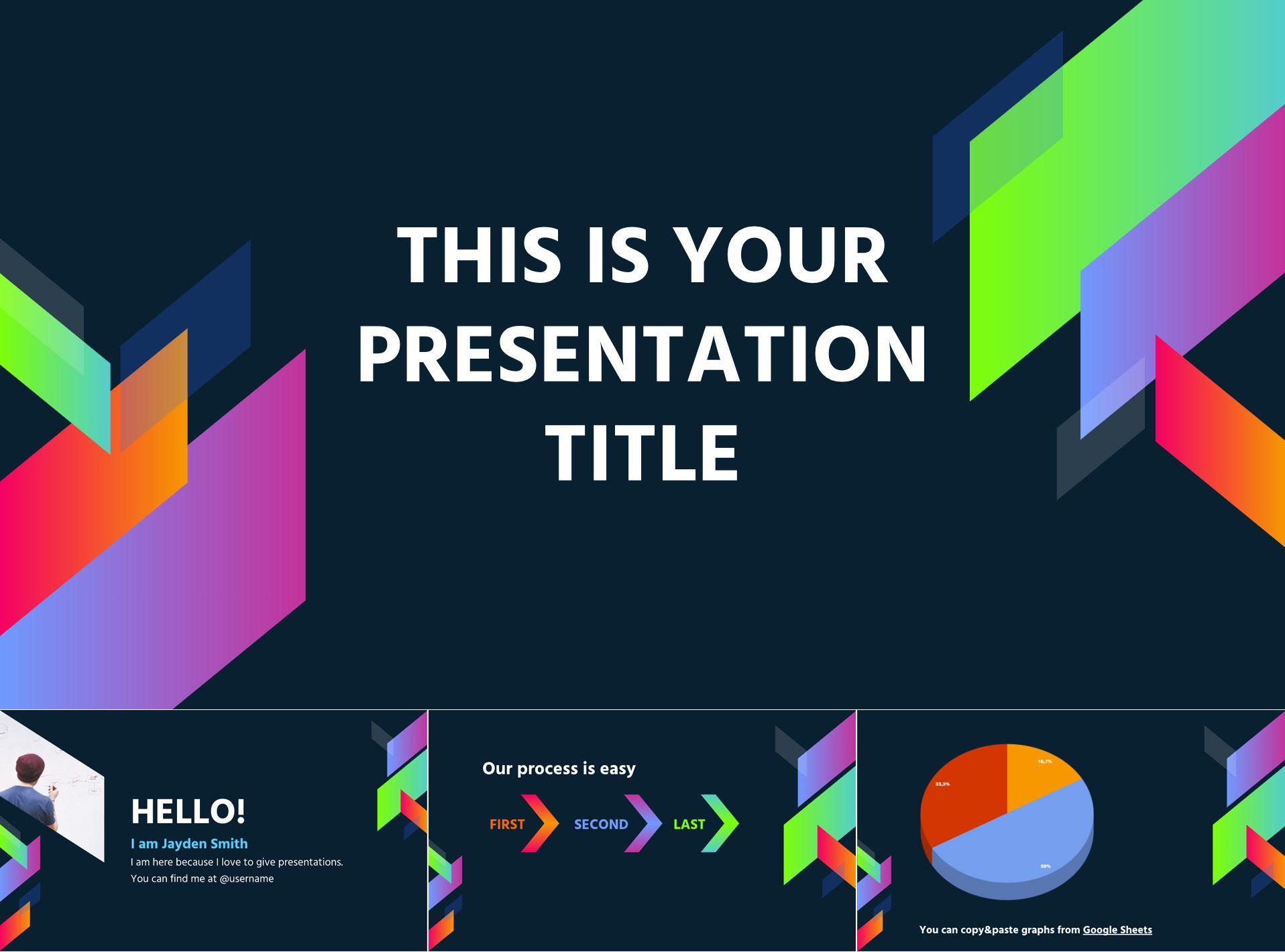 Beach Themed Google Logo - Free Google Slides Templates For Your Next Presentation