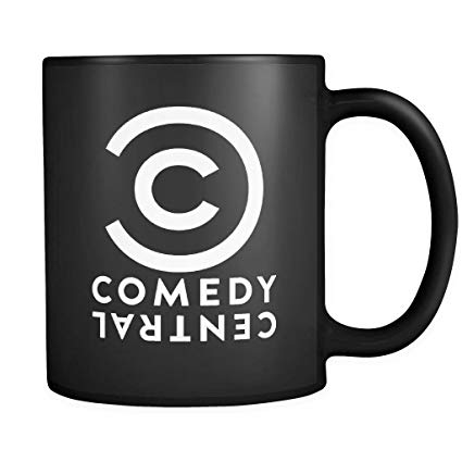 Comedy Central Logo - Amazon.com: Comedy Central Mug Comedy Central Logo Black Ceramic 11 ...