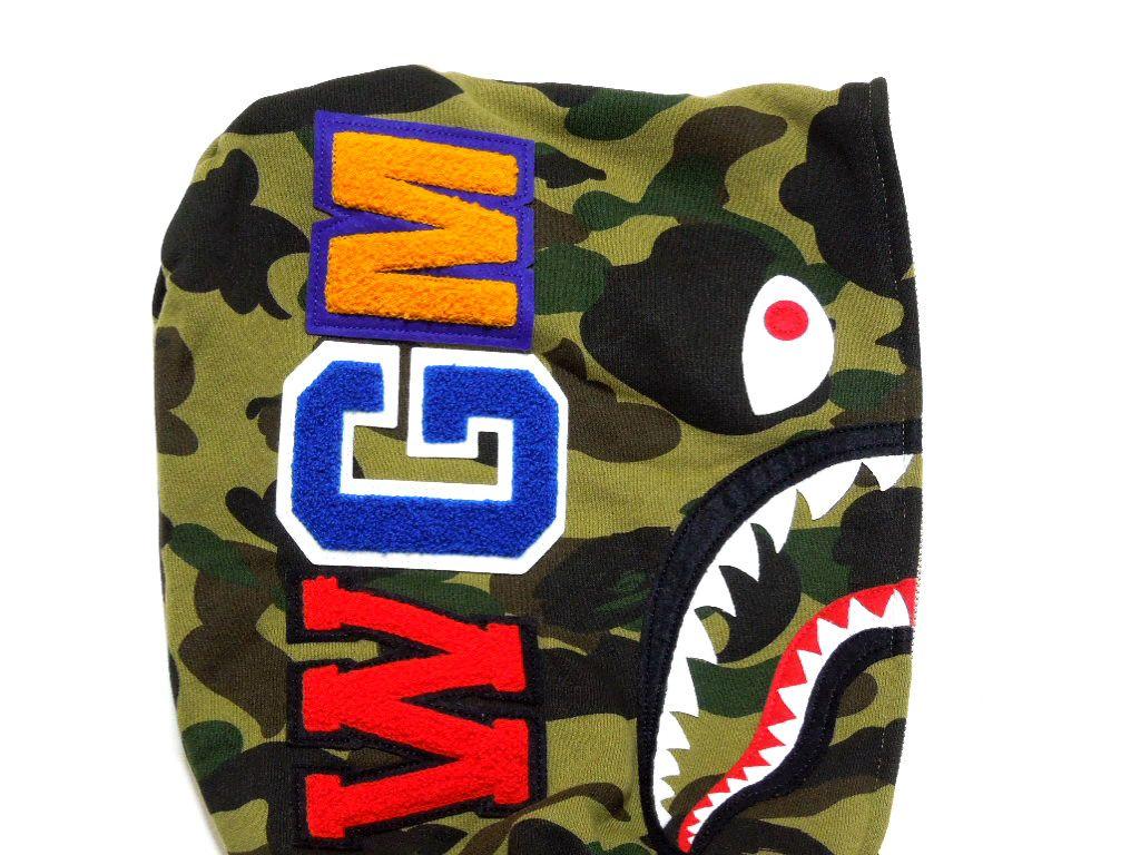 Camo BAPE Shark Logo - brand select shop abism: A BATHING APE (APE) 1 ST BAPE bape CAMO ...