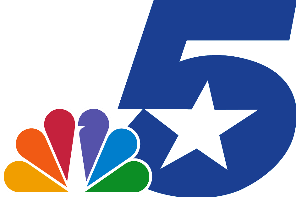 Blue NBC Logo - KXAS-TV