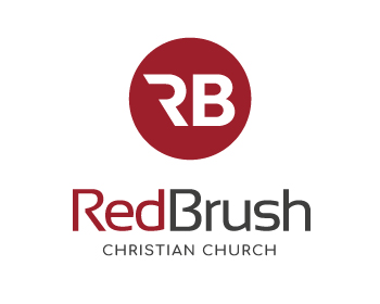 Red and Grey Church Logo - Red Brush Christian Church logo design contest