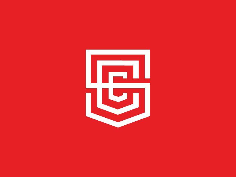 Red and Grey Church Logo - New Logo Chance Church