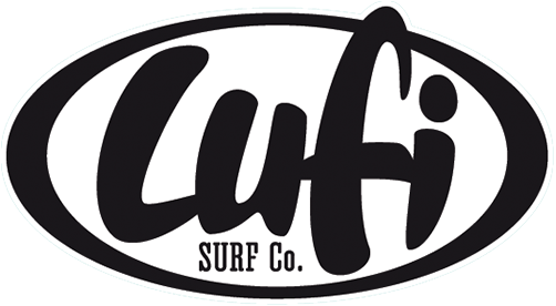 Surfboard Company Logo - LUFI SURF CO.