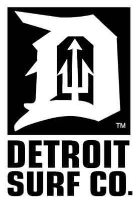 Surfboard Company Logo - 3 Detroit Surf Co. Script Logo Premium Tee