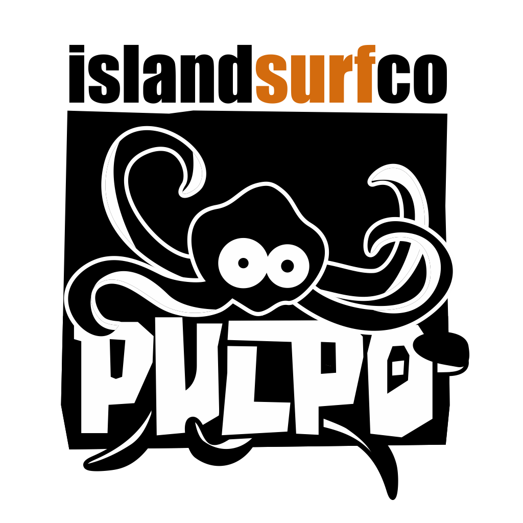 Surfboard Company Logo - 8'6 Island Surf Company Pulpo Longboard - Island Surf Company