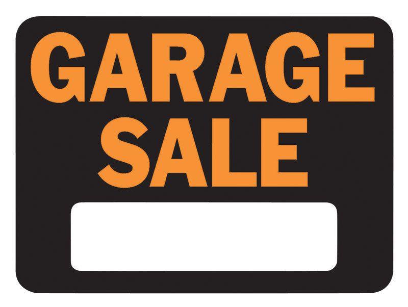 English Garage Logo - Hy Ko English GARAGE SALE SIGN Plastic 9 X 12 Yard Road Outdoor