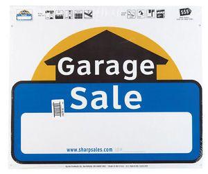 English Garage Logo - Hy Ko English GARAGE SALE SIGN Plastic Yard Lawn HIGH VISIBILITY 20