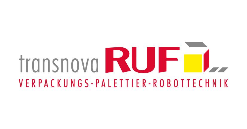 Ruf GmbH Logo - Transnova-RUF Verpackungs- und Palettiertechnik GmbH | Packaging Valley