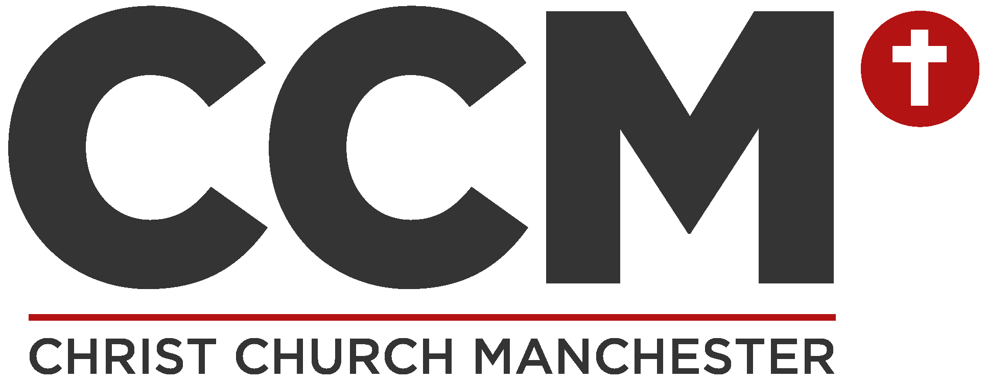 Red and Grey Church Logo - Christ Church Manchester | Christ Church Manchester