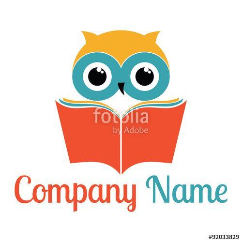 Owl Book Logo - Book And Owl Logo Stock Image And Royalty Free Vector Files