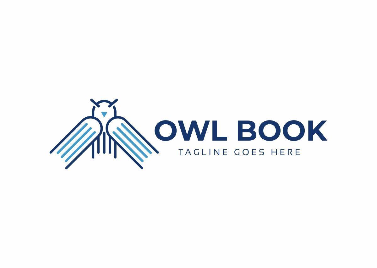 Owl Book Logo - Owl Book Logo Template. Photography. Templates, Logo