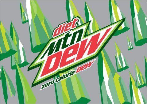 Diet Dew Logo - Diet Mountain Dew | I DO THE DEW (35 yrs. Diet) | Pinterest ...