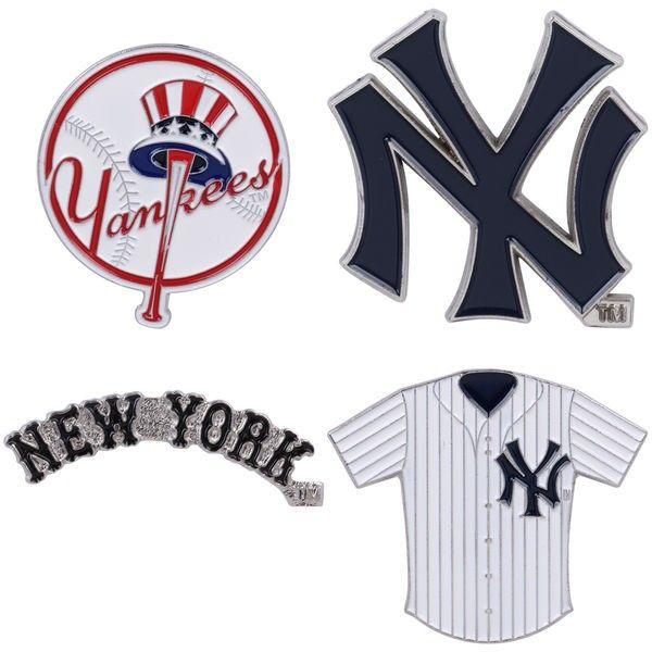 New York Yankees Team Logo - Aminco New York Yankees Team Logo Evolution Pin Set Official Store