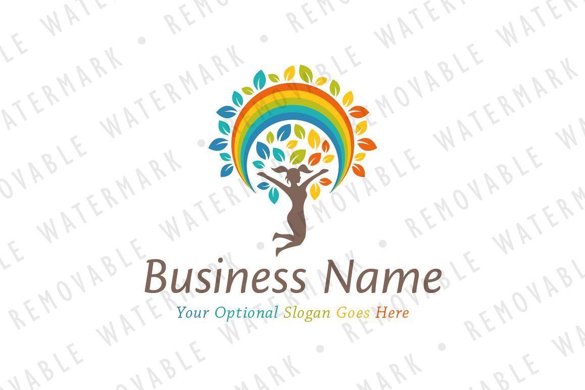 Rainbow Water Logo - Rainbow Tree of Joy Logo