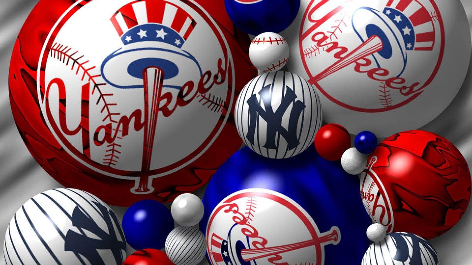 New York Yankees Team Logo - MLB New York Yankees Team Logo wallpaper 2018 in Baseball