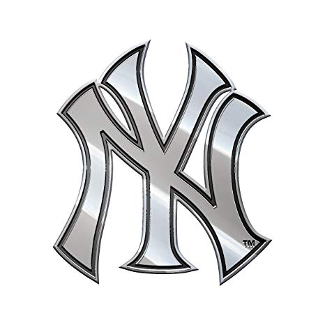 New York Yankees Team Logo - Amazon.com : New York Yankees Team Logo Premium Metal Auto Emblem