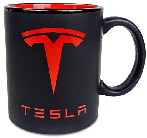 Tesla Red Logo - Details about TESLA Coffee Mug - Matte Black with Red Logo & Interior 11 oz  Best Tesla Gifts |
