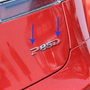Tesla Red Logo - Details About Red Words PD Emblem Decal Badge For Tesla Model S X P85D P100D P90D 2012 2019